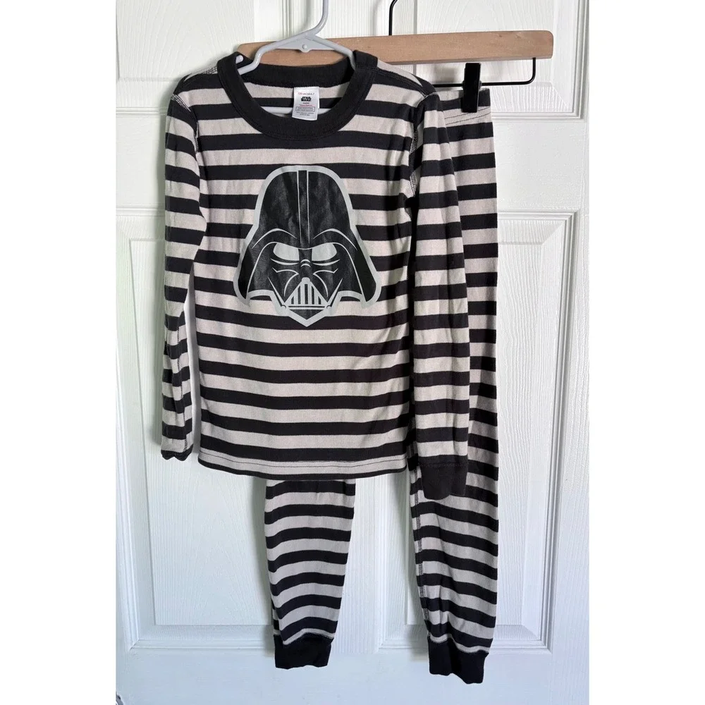 Hanna Andersson Pajamas Bundle Size 6-7 Marvel Spiderman Star Wars Darth Vader